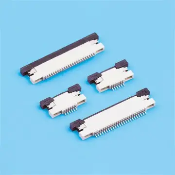 0.62mm/0.7mm Pitch ZIF R/A Type Upper Contact H=1.2