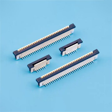 1.0mm Pitch ZIF S/T FPC Flat Connector/Abreast PIN H=5.5